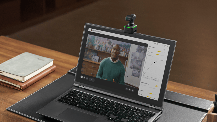 Insta360 Link 4k Webcam webkamera 1080 MP 3840 x 2160 piksler USB Sort, Grønn