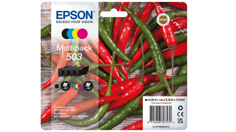 Epson Bläck Multipack 503 (BK/C/M/Y)