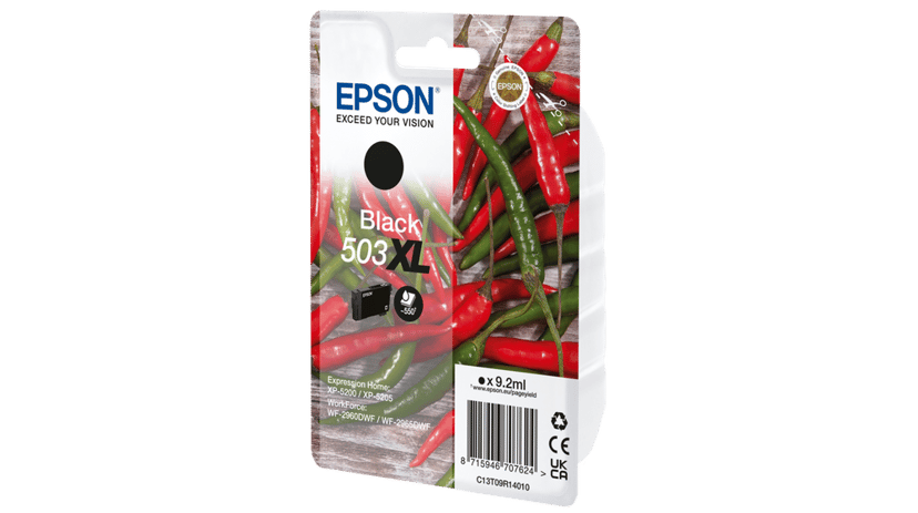 Epson Bläck Svart 503XL 9.2ml