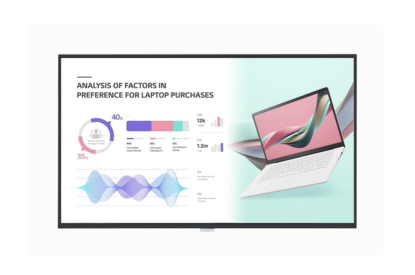 LG 43UH5J-H 24/7 43" IPS 500cd/m² 3840 × 2160pixels