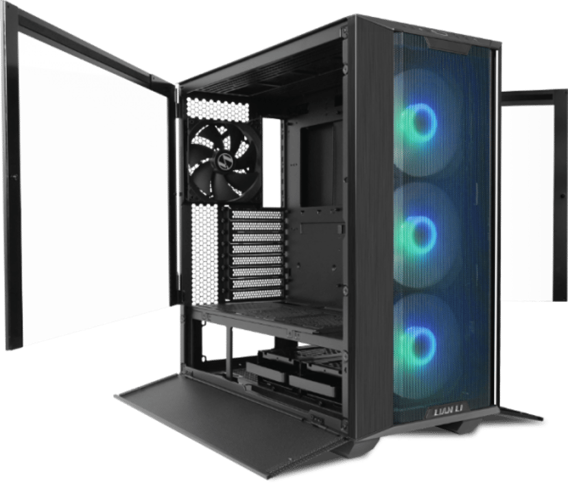 Lian-Li LANCOOL III RGB Midi Tower Svart, Transparent