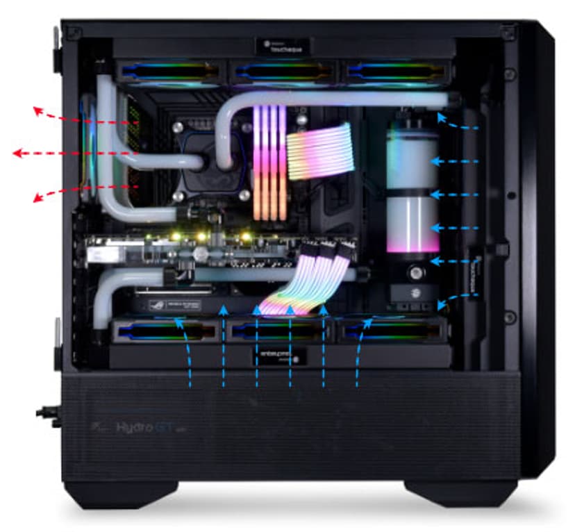 Lian-Li LANCOOL III RGB Midi Tower Gjennomsiktig, Svart