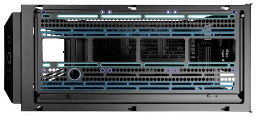 Lian-Li LANCOOL III RGB Midi Tower Läpinäkyvä, Musta