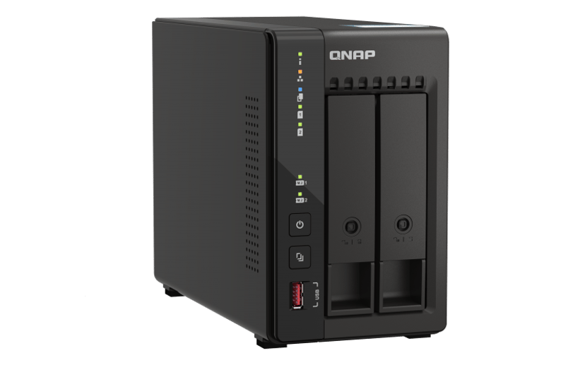 QNAP TS-253E NAS Tower Intel® Celeron® J6412 8 GB 0 TB QNAP QTS Sort