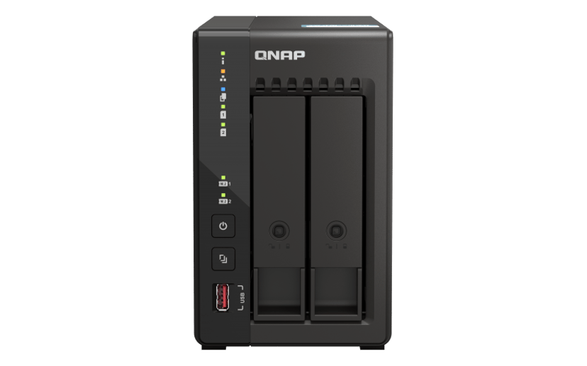 QNAP TS-253E NAS Tower Intel® Celeron® J6412 8 GB 0 TB QNAP QTS musta