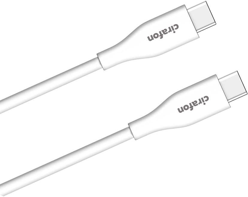Cirafon CM-SCC20W USB-kaapeli 2 m USB 1.0 USB C Valkoinen 2m USB C USB C Valkoinen