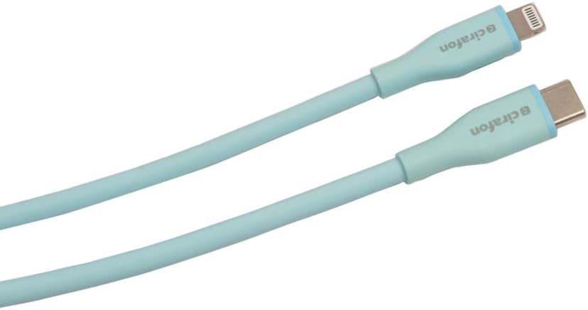 Cirafon Sync/charge Silcon Cable USB-C To Lightning 1.8m Blå
