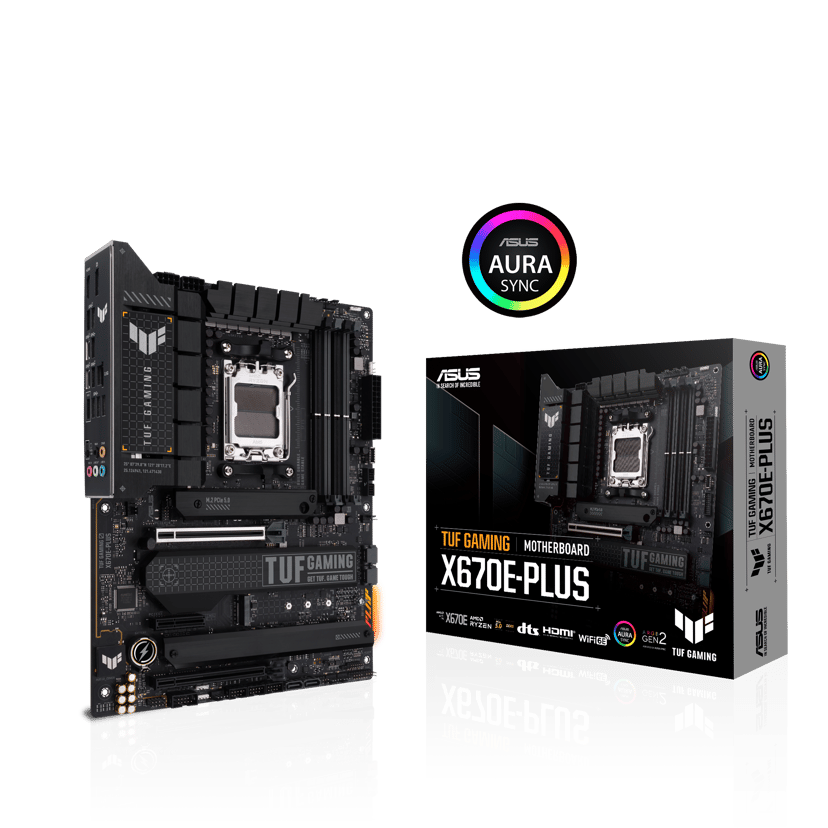 ASUS TUF GAMING X670E-PLUS AM5 ATX Hovedkort
