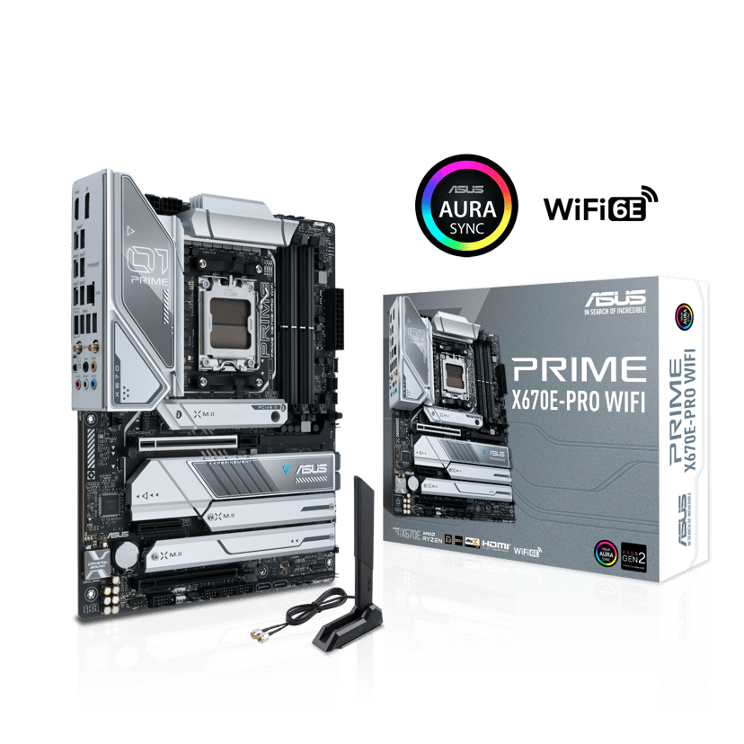 ASUS PRIME X670E-PRO (Wi-Fi) Socket AM5 ATX Hovedkort