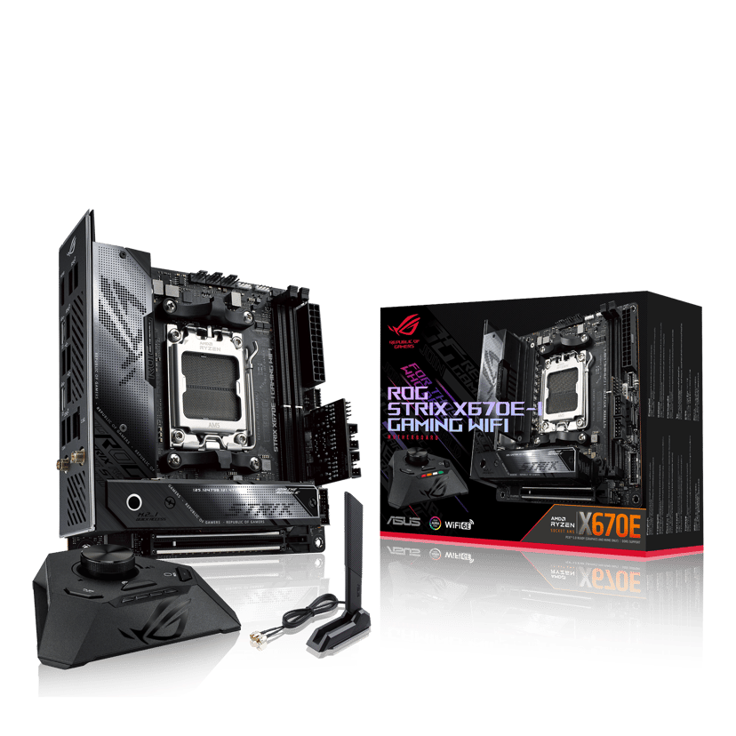 ASUS ROG STRIX X670E-I (Wi-Fi) Socket AM5 Mini-ITX Moderkort