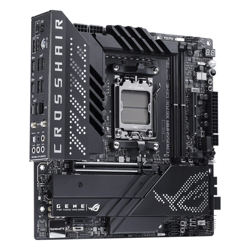 ASUS ROG CROSSHAIR X670E GENE (Wi-Fi) Socket AM5 Micro ATX