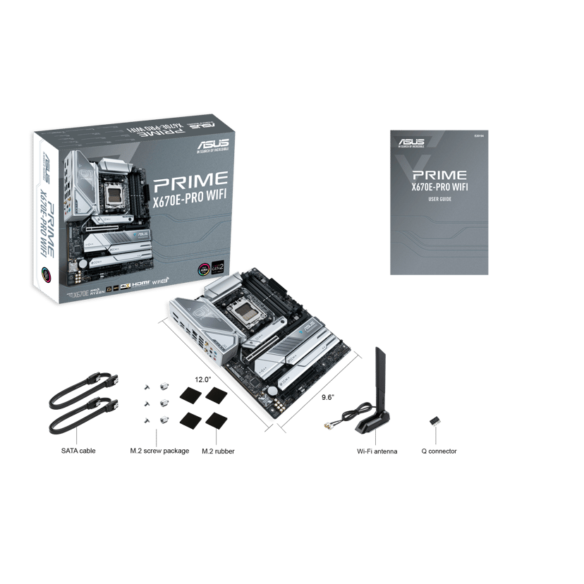 ASUS PRIME X670E-PRO (Wi-Fi) AM5 ATX Moderkort