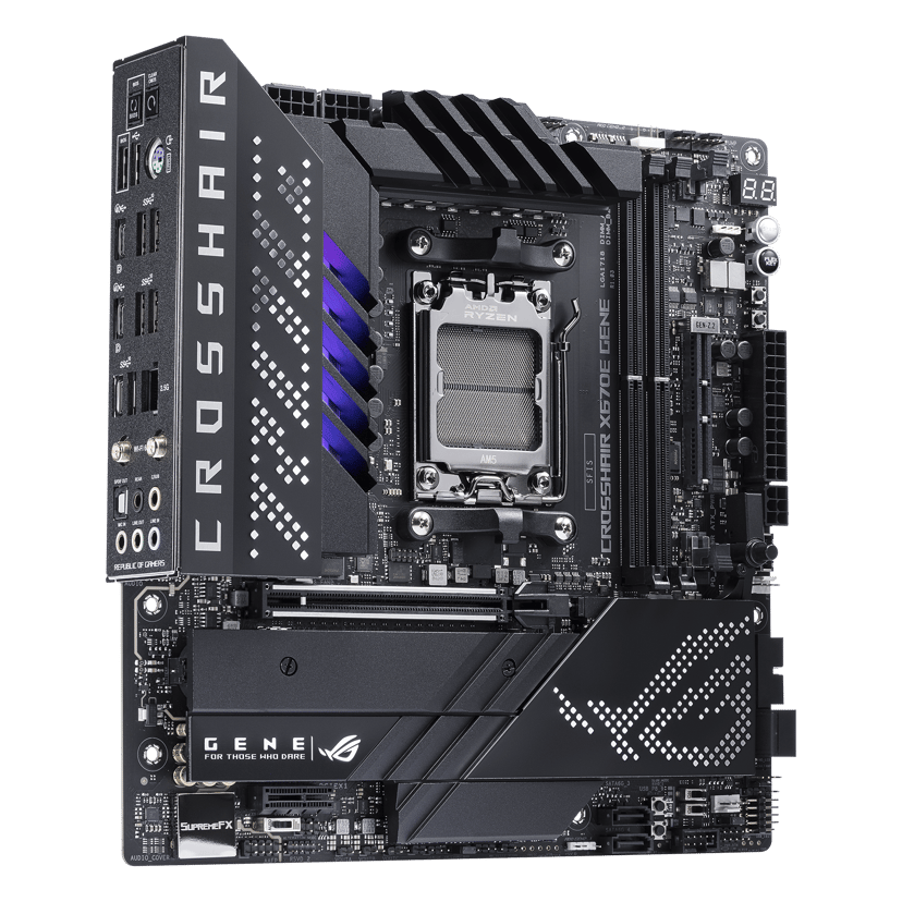 ASUS ROG CROSSHAIR X670E GENE (Wi-Fi) Socket AM5 Micro ATX