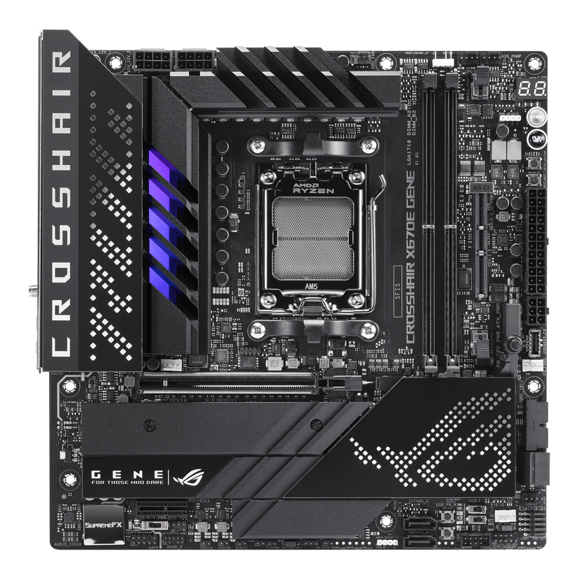 ASUS ROG CROSSHAIR X670E GENE (Wi-Fi) Socket AM5 Micro ATX