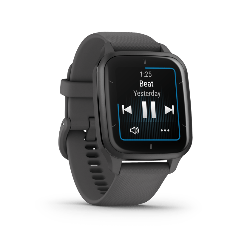 Garmin Venu Sq 2 3,56 cm (1.4") AMOLED 40 mm Digitalt Berøringsskjerm Grå GPS