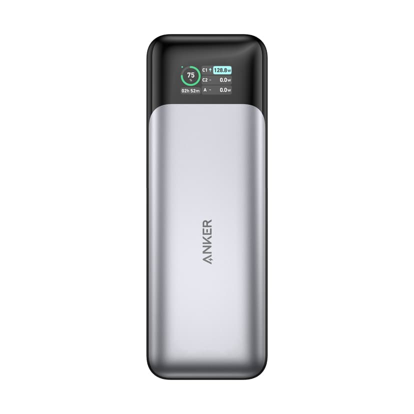 Anker Powerbank 737 GaN Prime 140W PD 24000mAh 24000mAh Hopea, Musta