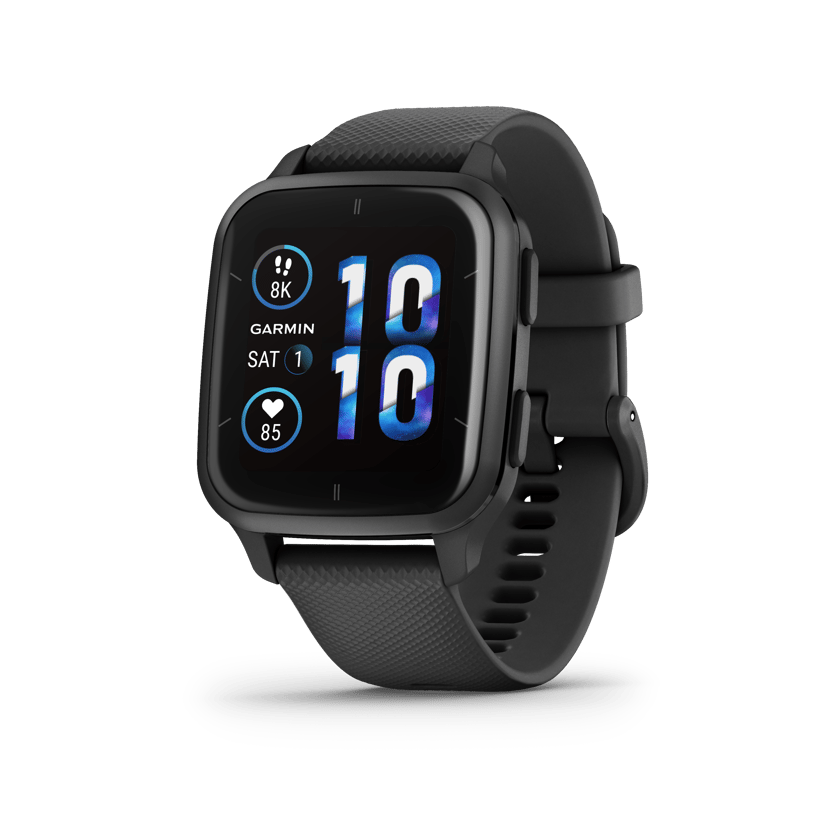 Garmin Venu Sq 2 Music 3 56 cm 1.4 AMOLED 40 mm Digitaal Touchscreen Zwart GPS