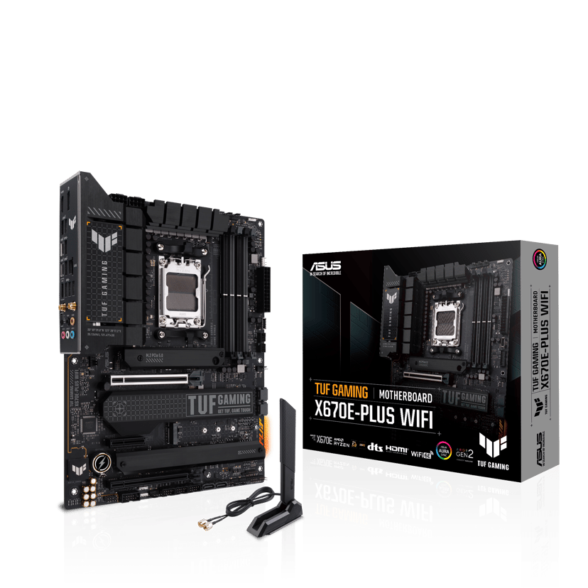 ASUS TUF GAMING X670E-PLUS (Wi-Fi) AM5 ATX Moederbord