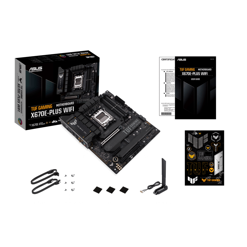 ASUS TUF GAMING X670E-PLUS (Wi-Fi) AM5 ATX Moederbord
