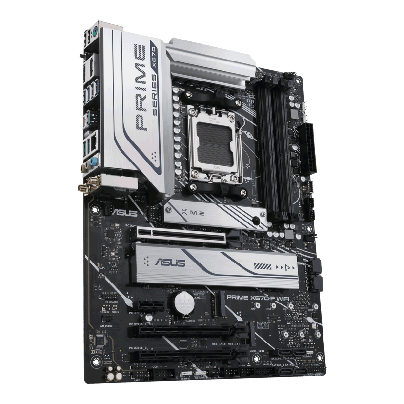 ASUS PRIME X670-P (Wi-Fi) Socket AM5 ATX Moderkort