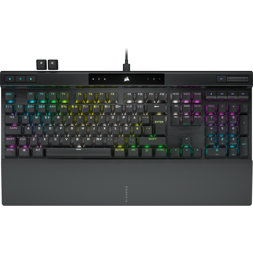 Corsair K70 PRO RGB Optical-Mechanical Kablet Nordisk