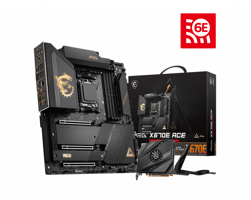 MSI MEG X670E ACE Socket AM5 E-ATX Moderkort