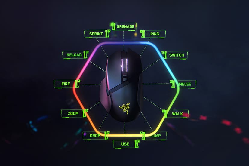 Razer Basilisk V3 Pro RF Wireless + Bluetooth + USB Type-C