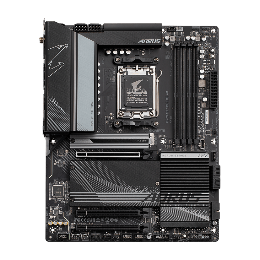 Gigabyte X670 AORUS ELITE AX Socket AM5 ATX Hovedkort