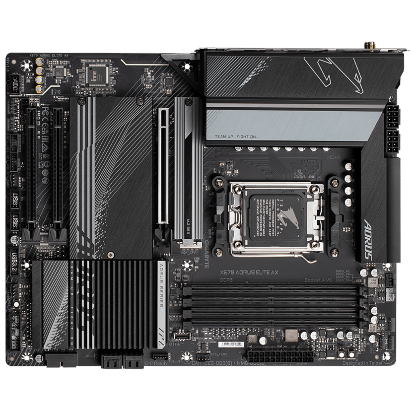Gigabyte X670 AORUS ELITE AX Socket AM5 ATX Hovedkort