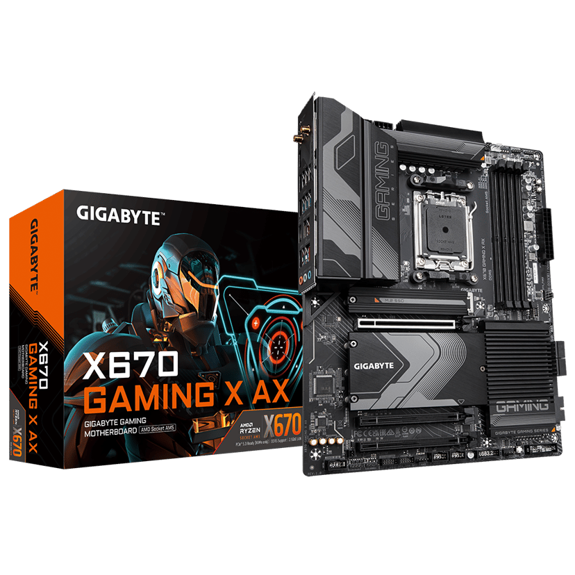 Gigabyte X670 GAMING X AX Socket AM5 ATX Hovedkort