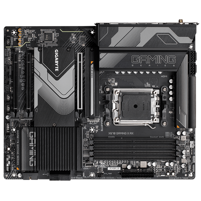 Gigabyte X670 GAMING X AX Socket AM5 ATX Hovedkort