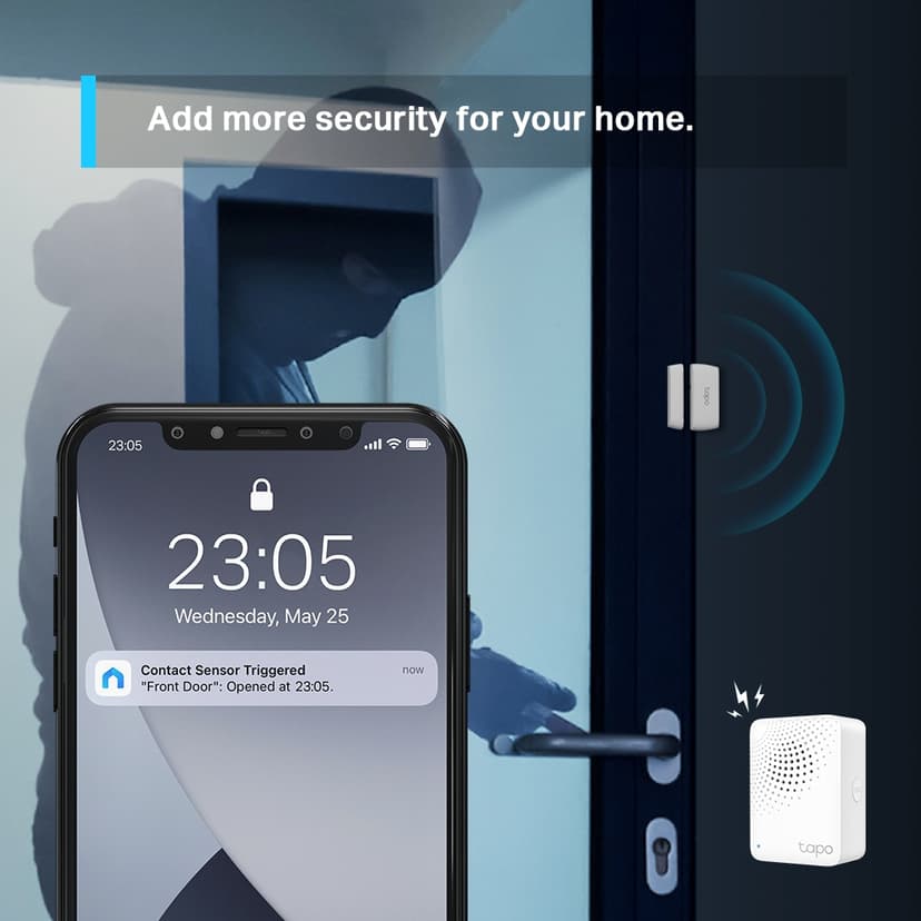 TP-Link Tapo T110 ovi/ikkuna sensori Langaton Ovi/Ikkuna Valkoinen