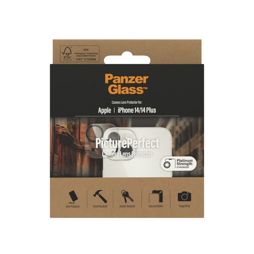 Panzerglass Kameralinsskydd för iPhone 14/iPhone 14 Plus