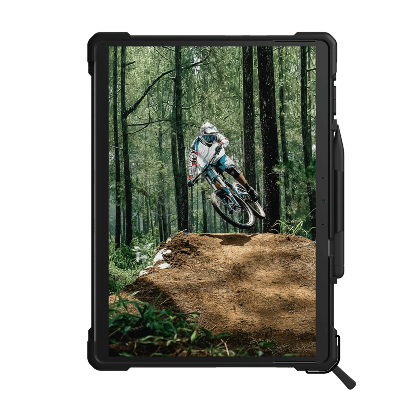 UAG Urban Armor Gear Surface Pro 9/10/11 Tablet Case 13" Transparant, Zwart