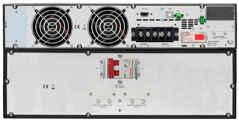 APC SRV5KRILRK uforstyrrbar strømforsyning (UPS) Dobbeltkonvertering (Online) 5 kVA 5000 W