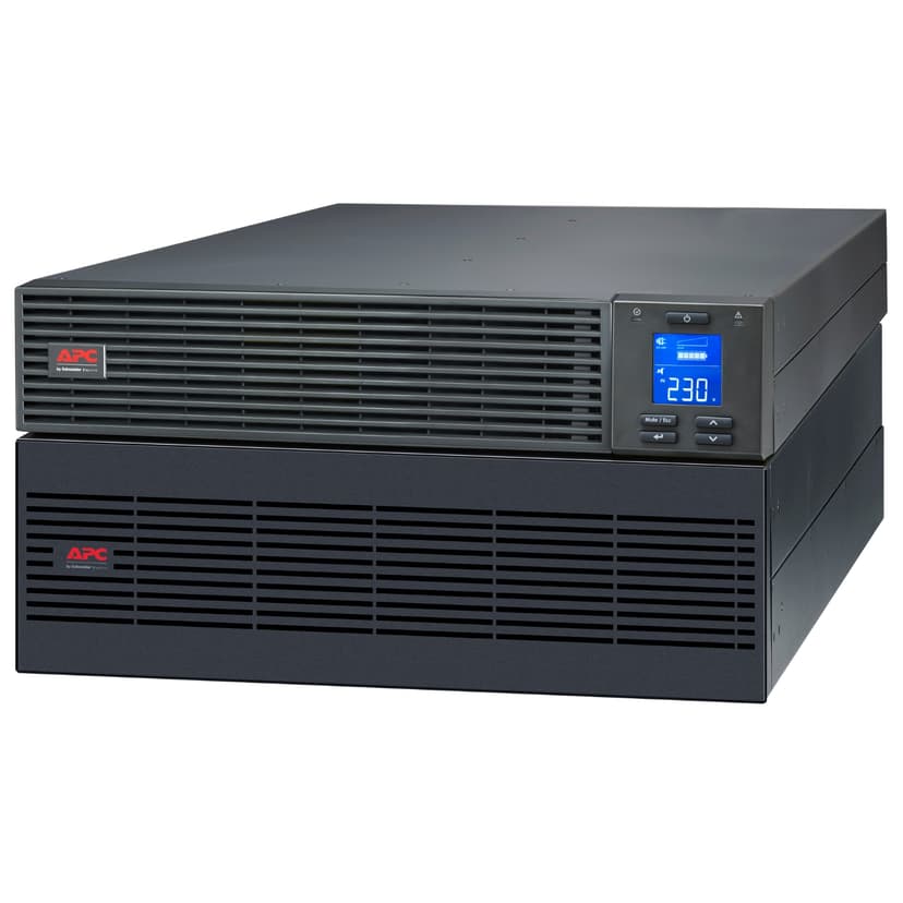 APC Easy-UPS On-Line SRV5KRILRK - 5000W/VA, Hardwire 1 fase uitgang, USB, Railkit, extendable runtime