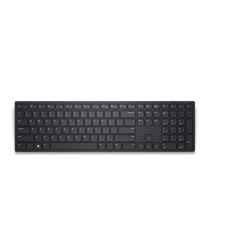 Dell KB500 näppäimistö Office Langaton RF QWERTY Pohjoismainen musta Langaton Pohjoismainen