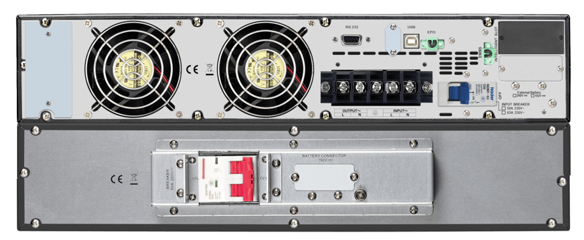 APC SRV5KRIRK uforstyrrbar strømforsyning (UPS) Dobbeltkonvertering (Online) 5 kVA 5000 W