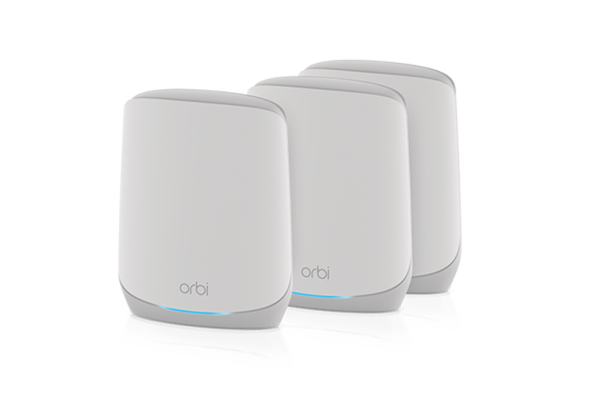 Netgear Orbi RBK763S Tri-band (2.4 GHz / 5 GHz / 5 GHz) Wi-Fi 6 (802.11ax) Hvit 7 Innvendig lys