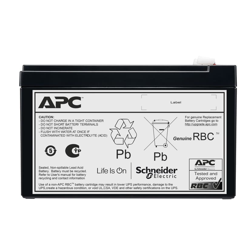 APC APCRBCV210 UPS batteri 12 V 7 At