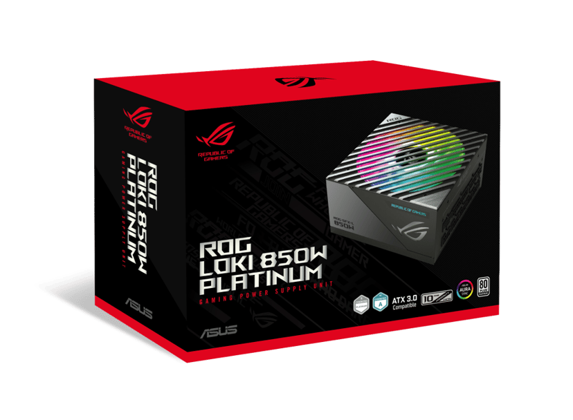 ASUS ROG Loki SFX-L 850W SFX-L 80+ Platinum Strømforsyning