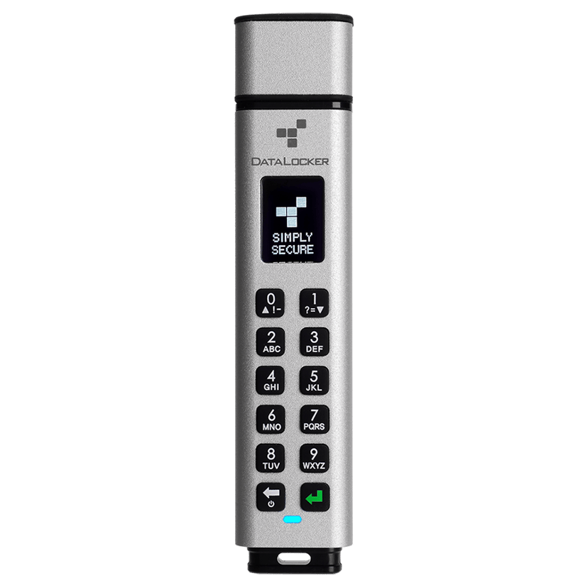 Datalocker Sentry K350 Keypad FIPS 128GB USB-A Sølv