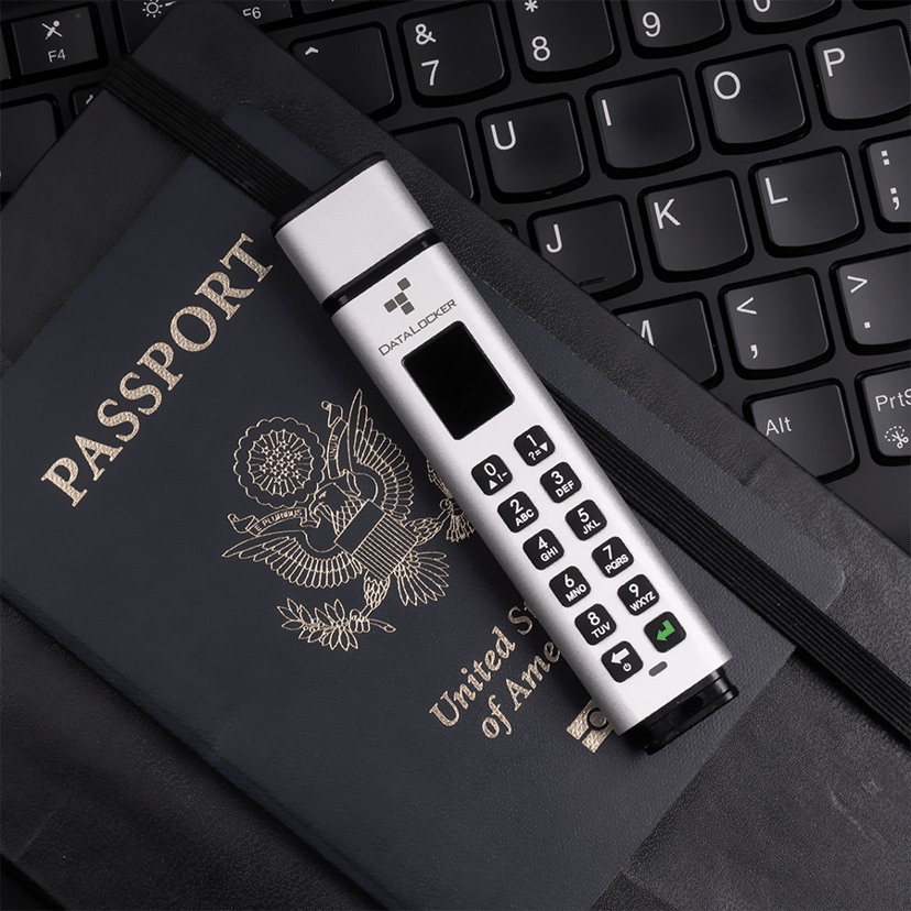 Datalocker Sentry K350 Keypad FIPS 128GB USB-A Sølv