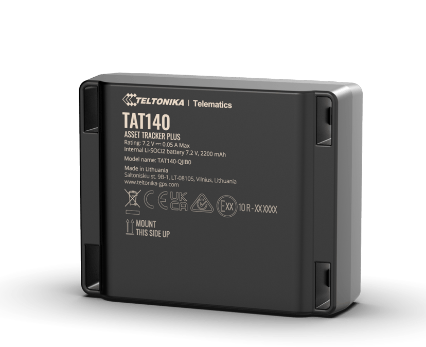 Teltonika 4G LTE Cat 1 asset tracker Universeel Zwart