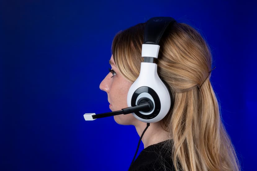 Big Ben Wired Stereo Headset V1 Ps4/ps5 - White Musta, Valkoinen
