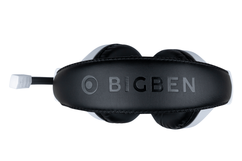 Big Ben Wired Stereo V1 - PS4/PS5 Musta, Valkoinen