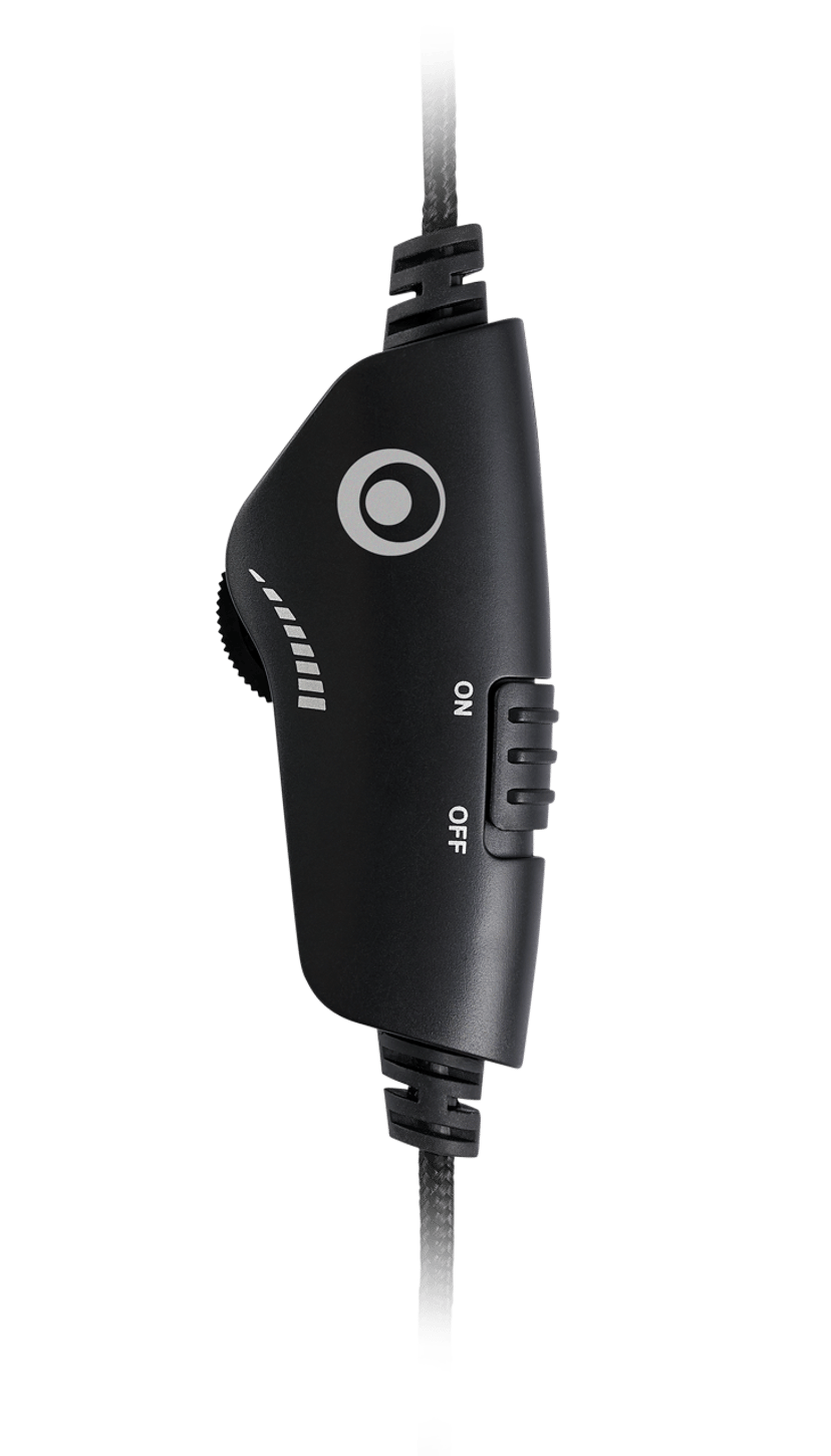 Big Ben Wired Stereo V1 - PS4/PS5 Svart, Vit