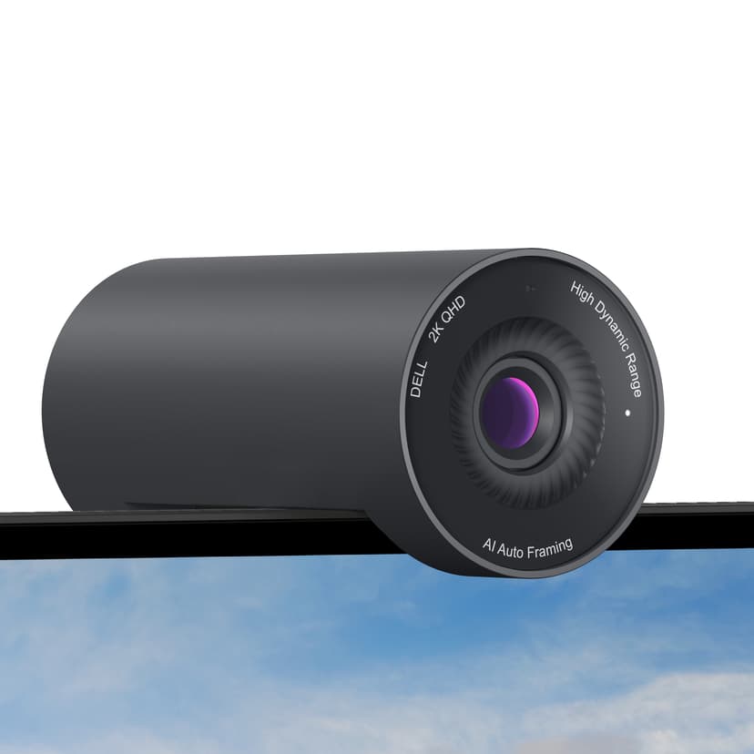 Dell WB5023 webkamera 2560 x 1440 piksler USB 2.0 Sort