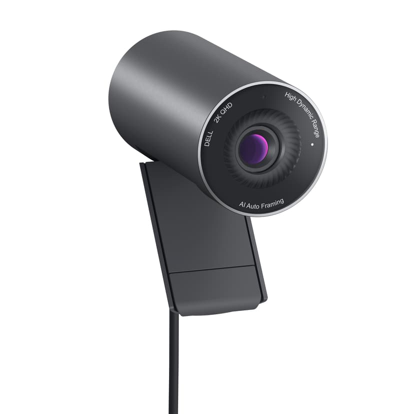 Dell WB5023 webkamera 2560 x 1440 piksler USB 2.0 Svart