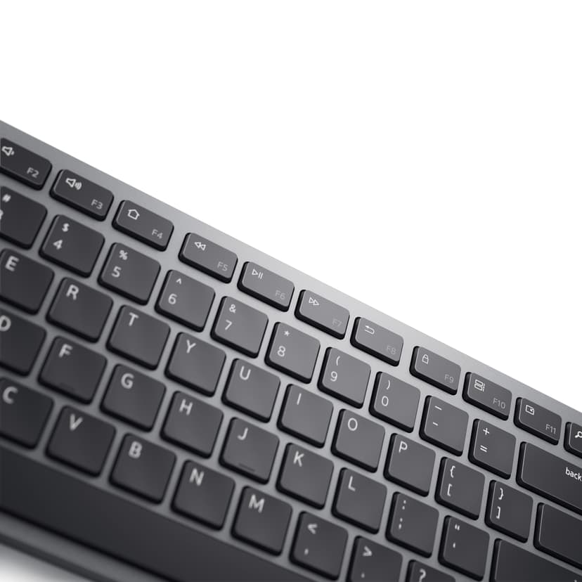 Dell KB700 tastatur Kontor Bluetooth QWERTY Nordisk Grå Trådløs Nordisk
